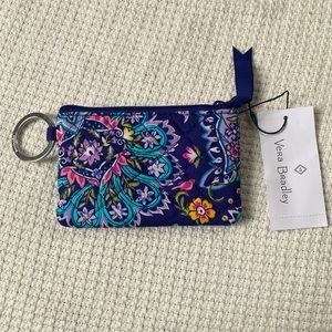 Vera Bradley Zip ID Case in Cotton - French Paisley